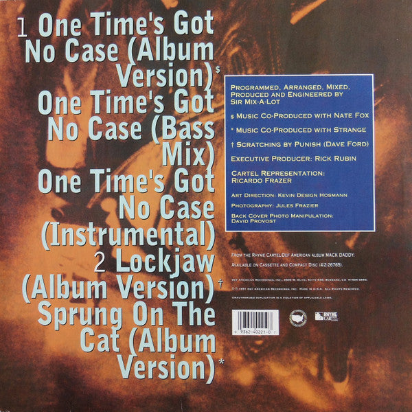 Sir Mix-A-Lot : One Time's Got No Case (12", Maxi)