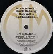 Dennis DeYoung : Back To The World (LP, Album)