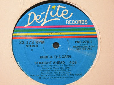 Kool & The Gang : Straight Ahead (12", Promo)