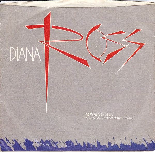 Diana Ross : Missing You (7", Single, Ind)