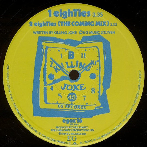 Killing Joke : Eighties (12", Single)
