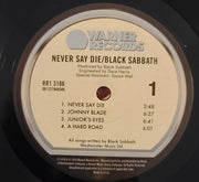 Black Sabbath : Never Say Die (LP, Album, RE, RM, RP, Gat)