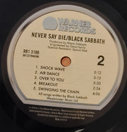 Black Sabbath : Never Say Die (LP, Album, RE, RM, RP, Gat)