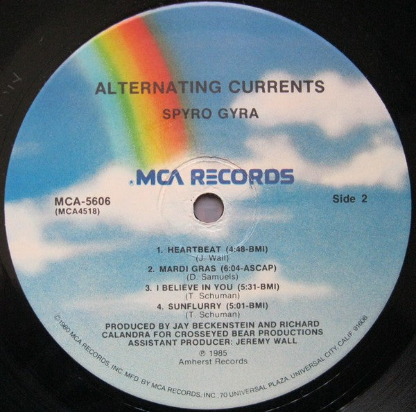 Spyro Gyra : Alternating Currents (LP, Album)