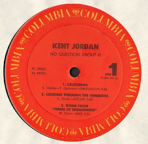 Kent Jordan : No Question About It (LP, Album)