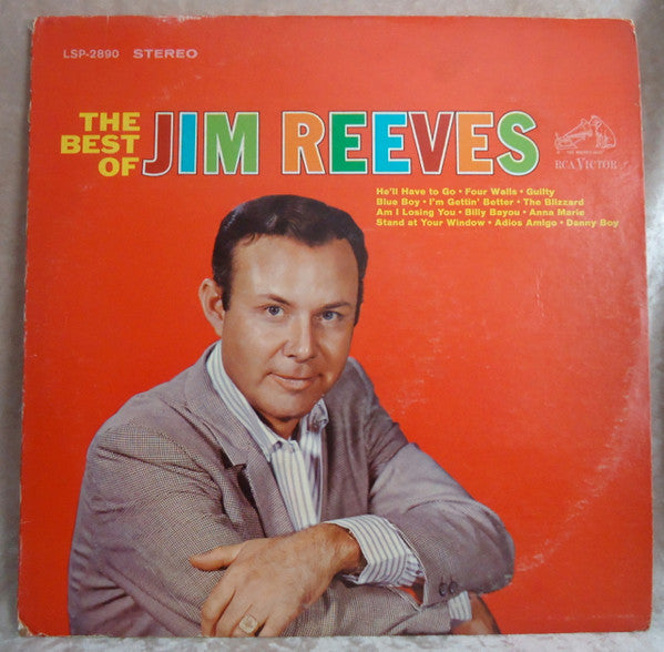 Jim Reeves : The Best Of Jim Reeves (LP, Comp, Mono, Ind)