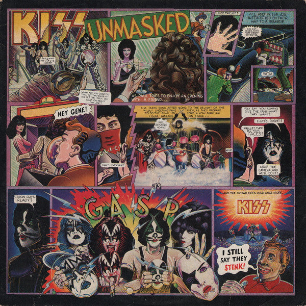 Kiss : Unmasked (LP, Album, Promo, 56 )