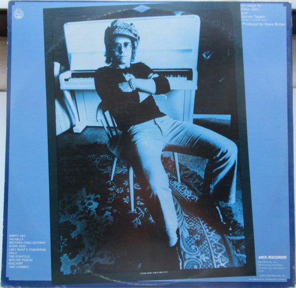 Elton John : Empty Sky (LP, Album, RE, Glo)