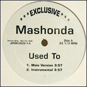 Mashonda : Used To (12", Promo)