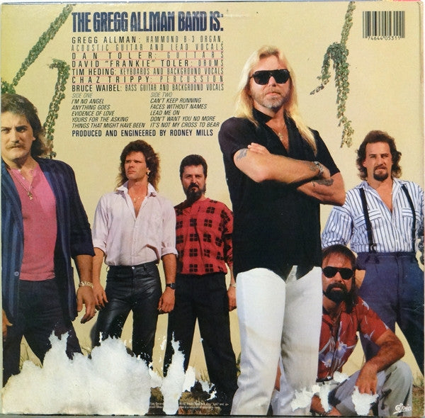 The Gregg Allman Band : I'm No Angel (LP, Album)
