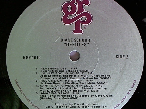 Diane Schuur : Deedles (LP, Album)