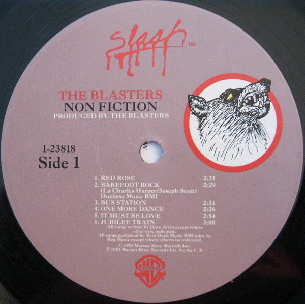 The Blasters : Non Fiction (LP, Album, All)
