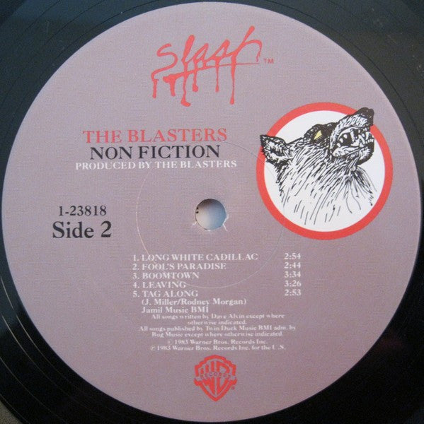The Blasters : Non Fiction (LP, Album, All)