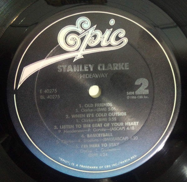 Stanley Clarke : Hideaway (LP, Album, Car)