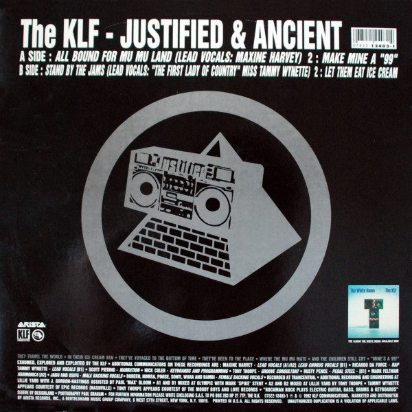 The KLF : Justified & Ancient (12")