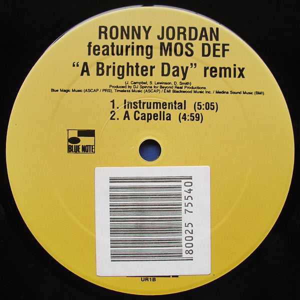 Ronny Jordan Featuring Mos Def : A Brighter Day (Remix) (12")