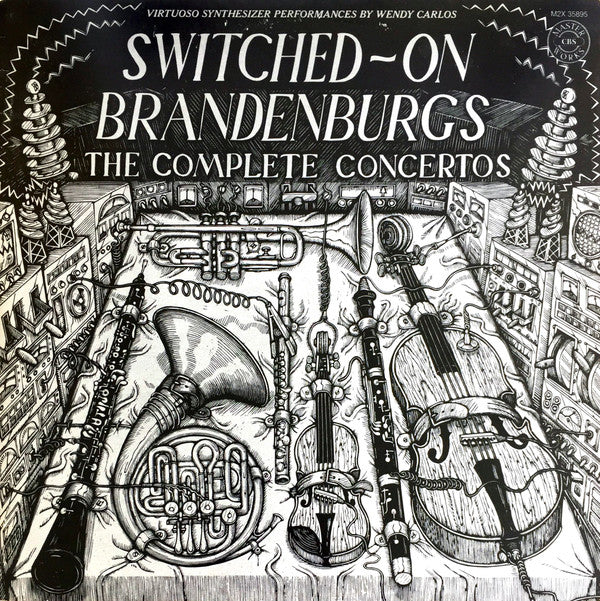 Wendy Carlos : Switched-On Brandenburgs (The Complete Concertos) (2xLP, Comp, Pit)