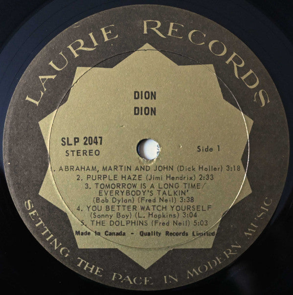 Dion (3) : Dion (LP, Album)