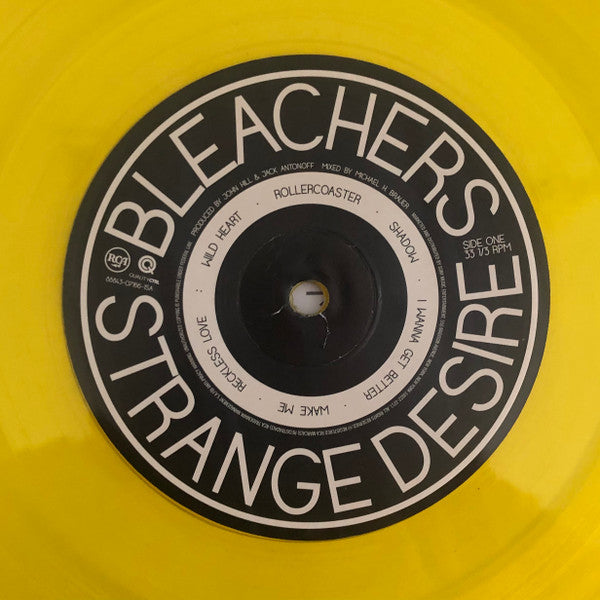 Bleachers : Strange Desire (LP, Album, RE, Yel)