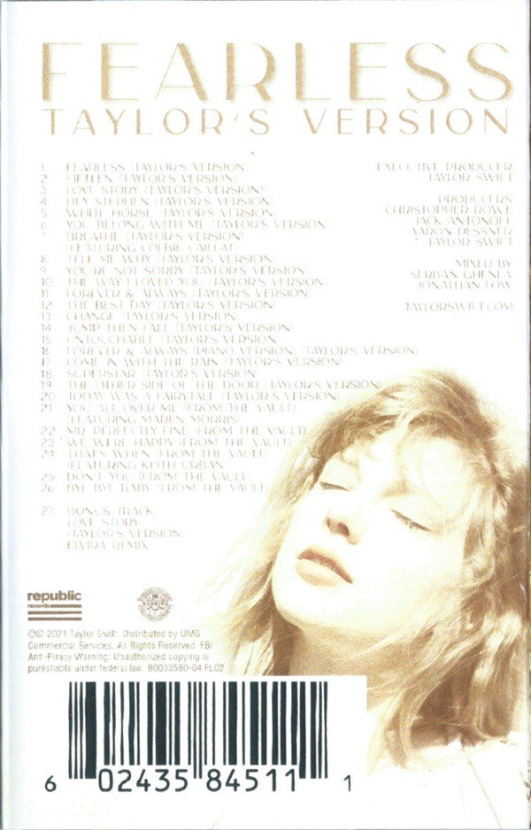 Buy Taylor Swift : Fearless (Taylor's Version) (2xCass, Album