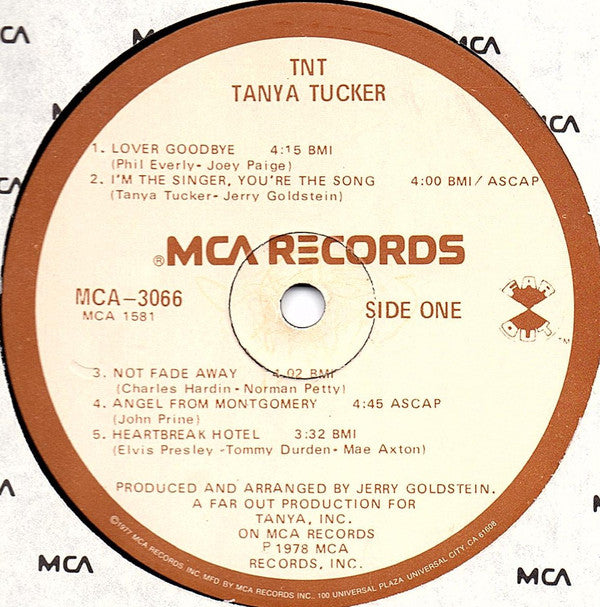 Tanya Tucker : TNT (LP, Album, Glo)