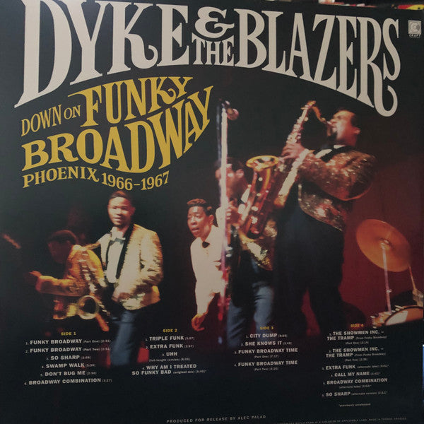 Dyke & The Blazers : Down On Funky Broadway: Phoenix 1966-1967 (2xLP, Comp)