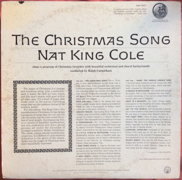 Nat King Cole : The Christmas Song (LP, Album)