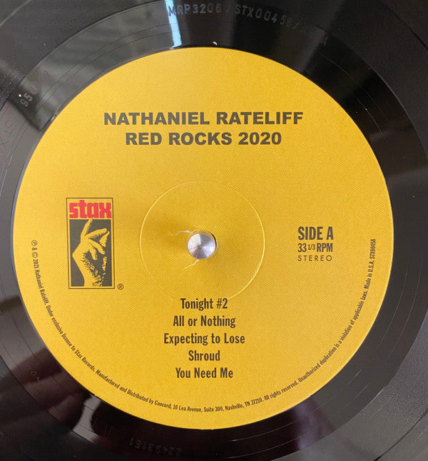 Nathaniel Rateliff : Red Rocks 2020 (2xLP, Album, Bla)