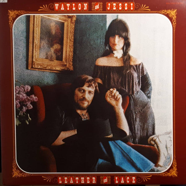 Waylon Jennings And Jessi Colter : Leather And Lace (LP, Album, Ind)