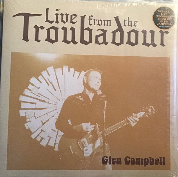 Glen Campbell : Live From The Troubadour (2xLP, Album)