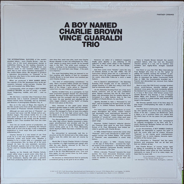 Vince Guaraldi Trio : A Boy Named Charlie Brown (LP, Album, RE)