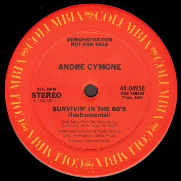 André Cymone : Survivin' In The 80's (12", Promo)