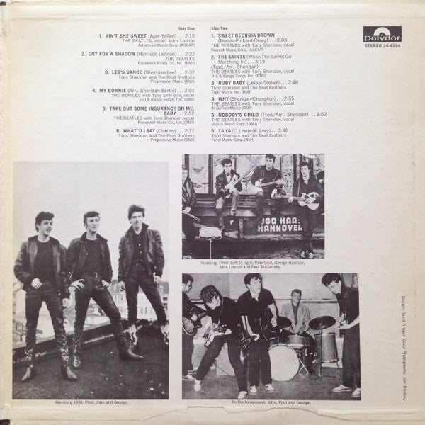 The Beatles featuring Tony Sheridan : In The Beginning (Circa 1960) (LP, Comp, RE)