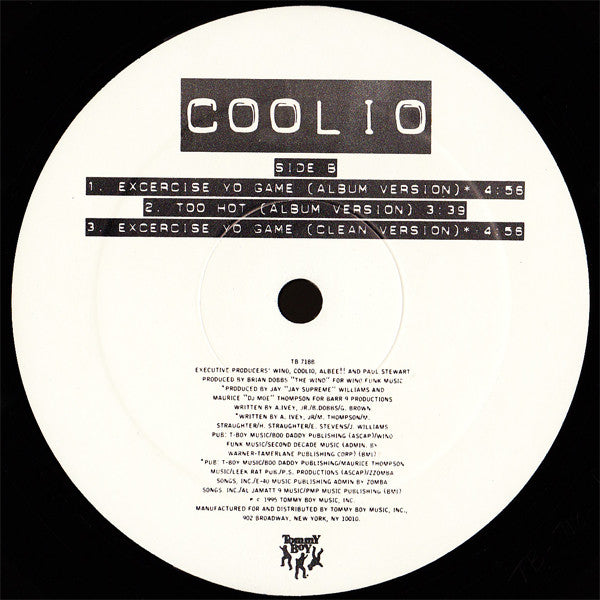 Coolio : Too Hot (12")