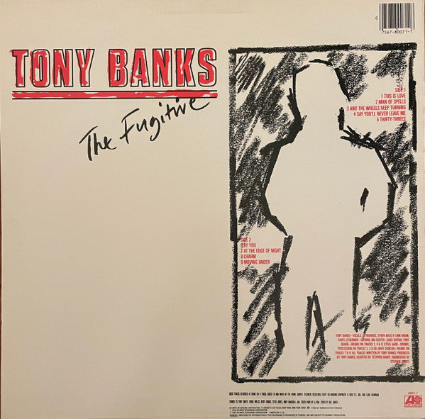 Tony Banks : The Fugitive (LP, Album, Spe)