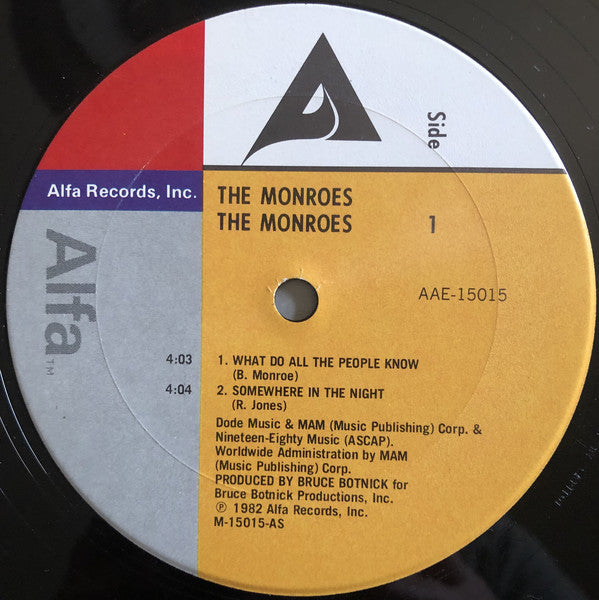 The Monroes (2) : The Monroes (LP, MiniAlbum, Ter)