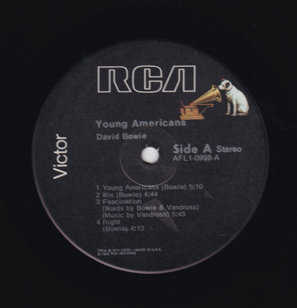 David Bowie : Young Americans (LP, Album, RE, Mai)