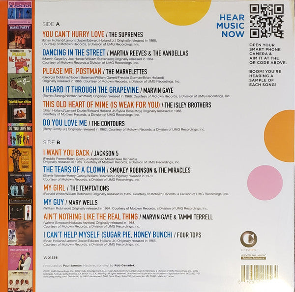Various : Voices of Motown (LP, Comp, Blu)