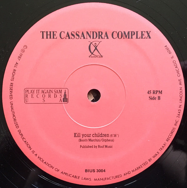 The Cassandra Complex : Something Came Over Me (12", Single)