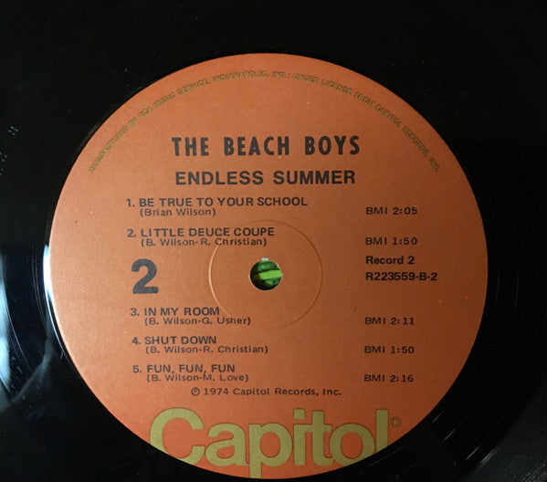 The Beach Boys : Endless Summer (2xLP, Comp, Club, RE, RCA)