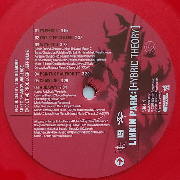 Linkin Park : Hybrid Theory (LP, Album, Ltd, RE, Red)