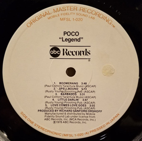 Poco (3) : Legend (LP, Album, Ltd, RM)