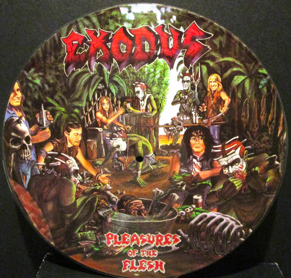 Exodus (6) : Pleasures Of The Flesh (LP, Album, Ltd, Num, Pic)