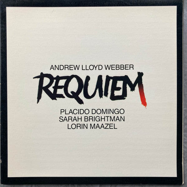 Andrew Lloyd Webber, Placido Domingo, Sarah Brightman, Lorin Maazel : Requiem (LP, Album, Ter)