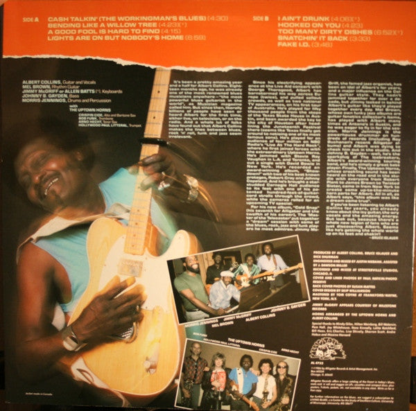 Albert Collins : Cold Snap (LP, Album)