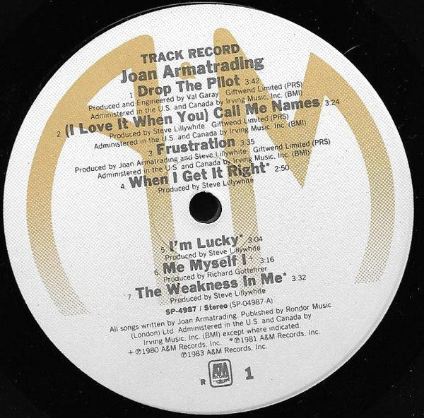Joan Armatrading : Track Record (LP, Comp, R -)