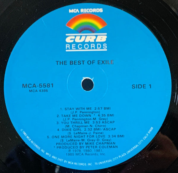 Exile (7) : The Best Of Exile (LP, Comp, Glo)