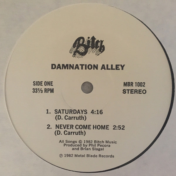 Bitch (2) : Damnation Alley (12", EP)