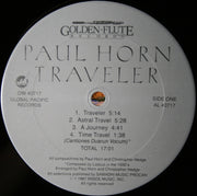 Paul Horn With Christopher Hedge : Traveler (LP, Album)