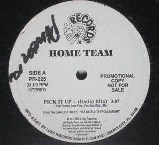 Home Team : Pick It Up (12", Promo)
